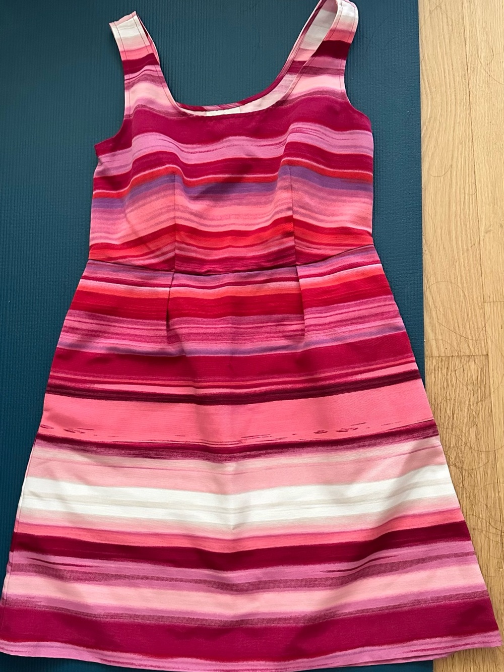 LOFT Striped Pink & Fuchsia Sleeveless Dress 2for$60